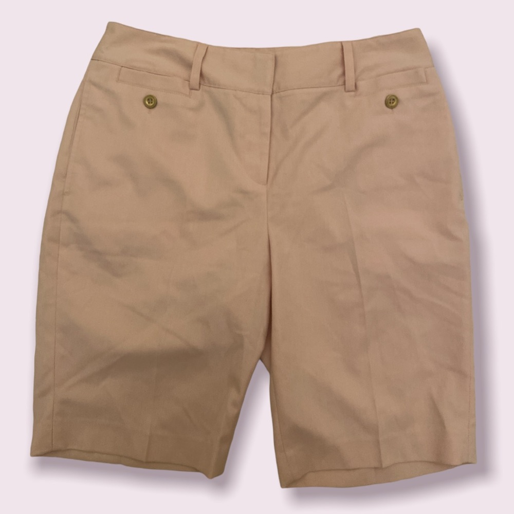 Pale pink golf shorts by Sport Haley